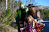 Familien samlet til karneval på Fjellvang grendahus.
