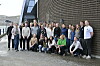 NTNU-studenter og samarbeidspartnere samlet under Brohode havbruk.