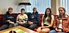 Henrik Jenssen (14), Thorgrim Røtting (14), Sigve Berg (14), Anna Livik (14) og Ane Wendelbo (13, - snart 14) skal være med å skape ungdommelig liv i martnadsgata under Kolvereiddagan.