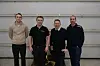 Fra venstre: Ståle Vevik, salgssjef PMH, Kåre Vevik, CEO PMH, Bernt Lilliestråle, CEO Moen Marin, Torfinn Hansvik, Optimaliseringsleder Moen Marin.