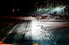 Nærøysund kommune advarer bilister etter uhell på snødekte veier.