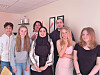 Fra høyre: Omelie Grunnan, Janne Nikoline Geirsdatter Moen, Zahraa Alsulaiman, Oleksii Hukov, Daniel Tamasevskij og Aaron Leander Rosenvinge.