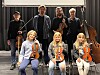 Liw Ronya Bjørsvik, Sunniva Gjøra og Tuva Moe fikk øve sammen med Gjermund Larsen Trio.