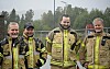 Nærøysund brannvesen har utrykningsstasjoner både på Rørvik og Kolvereid. Her er Bent Bråteng, Thomas Fallmyr, Stig Tømmermo og Kai Nilsen (f.v.) fra stasjonen på Kolvereid.