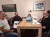 John Ole Breivik, Toralf Risvik og Elisabeth Ellingsen. (Arne Sigurd Antonsen var ikke tilstede på møtet).
