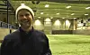 Thomas Tausvik Strand gir seg ikke selvom det er snø og vinter ute.