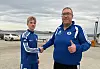 14 år gamle William Elias Nordheim ble ønsket velkommen på laget av trener Dag Erik Thomassen.