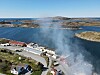 Dronebilde abelværbrannen.