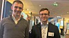 John Petter Stevik (venstre) er på plass i Salmax Groupe, her sammen med daglig leder Jakob Mo.