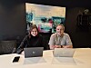 Liina Veerme og Inge Forseth ser fram til å samarbeide.