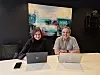 Liina Veerme og Inge Forseth ser fram til å samarbeide.