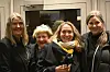 Inger Marie Hamland, Gretha Nordbøe, Harrieth Horseng og Anita Personbråten Moe var blant publikummerne da Riksteatret gjestet Nærøysund.