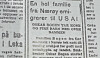 Faksimile fra Namdlens Folkeblad 2. februar 1949.