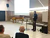 Jo Inge Breisjøberget holdt foredrag om hjorteviltforvaltning.