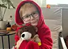 Emil fikk sin egen Bjørnis-bamse etter å ha varslet i fra om brannen - han har også sett alle Bjørnis-episodene.