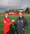 Henrik og Tore Bratland var meget fornøyd etter seier over NTNUI.