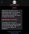 RØDE FLAGG: Telefonnummeret til avsender er det første varselet om at dette er et svindelforsøk. Epostadressen kan ved første øyekast se legitim ut, men den er også falsk.