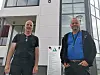 John Einar Løkkheim, prosjektkoordinator for strandrydding, OMS og Gudbrand Sørheim, daglig leder for OMS.
