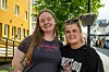 Sigrid Solsem og Ellen Olsen klare for en lengre spasertur.