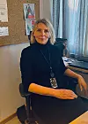 Hilde Rakvaag, leder for barnevernstjenesten Sør Helgeland, orienterte kommunestyret via Teams.