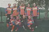 Det var fotballfest for de minste på Foldreied. Her er Foldereids lillegutt: Ingrid Wendelbo, Elsa Anette Holand, Andreas Skeie, Ayla Johansen og Åsne Ramfjord. Foran: Martin Mardal, Thomas Laugen, Kristian Laugen og Erik Skeie.