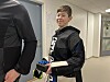 Lucas Nogva Johansen skyter i rekrutt-klassen.
