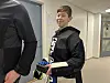 Lucas Nogva Johansen skyter i rekrutt-klassen.