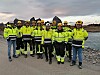 Eier Roald Dolmen, Viggo Randal, byggeplassleder Morten Tøgersen, Nils-Joakim Tøgersen, Marita Herring Heep, Asle Fredrik Blomsø Droksås, controller Sunniva Remmen, fagansvarlig automasjon/elektro Jørgen Iversen, driftsleder Tord Teigstad, biologisk leder Paula Rojas Tirado, teknisk leder Knut Hansen, administrerende direktør Erik Hernes og prosjektleder Bjarne Bjørkan.