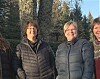 Berit Rauø, Randi Bratland, Hilde Pelle og Sigrid Wangsfjord Moe fotografert ved en tidligere anledning. De håper mange kommer på besøk til dem også i år.