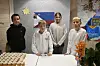 Jens, Alexander, Monika og Magnus presenterte Filippinene, og hadde laget filippinske vårruller, kalt Lumpia Shanghai.