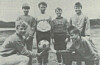 Elever ved Gravvik skole som gledet seg på NM: Morten Vassli, Jens Ståle Tenfjord, Børge Sætran og Åge Einar Waag. Foran: Jan Ove Skillingsås og Tom Erik Laugen.