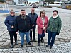 Komiteen ser fram til å fylle torget og gata med liv. Bente Øie, Sten Johansen, Leiv Livik, Randi Finne og Kari Toremo Finnvik. Pål Remi Kornerud, Sven Strøm og Åke Rønningen var ikke til stede.