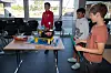Denne ideen kalt oljesuger 3000 gjorde at denne gruppa var blant de som representerte Rørvik skole på utstillingen på kaia.