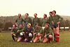 Nærøy guttelag i 1985. Keeper, og utlåner av bilde, Odd Laukvik sitter på første rad.