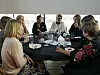 Workshop med gruppe 1: Marit Måøy Holm (YN Vekst),Stine Walaunet (Bergheim friluftsbarnehage), Silje Mellingsæter (Nærøysund kommune),Rut Brensholm (Norbolig),Vigdis Nordheim (Viknaslipen), Janne Berit Hellesø (Bindal kommune),Lise Rødnes(YN Vekst)og Heidi Skaret Barsøe(Namdal regionråd/Namdal Studiesenter).