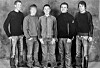 Jan Ove Vikestad, anonym, John Martin Hepsø, John Anders Dahl og Vegard Hatland. Jens Reidar Berg og Tor-Magne Pettersen var ikke til stede.