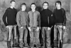 Jan Ove Vikestad, anonym, John Martin Hepsø, John Anders Dahl og Vegard Hatland. Jens Reidar Berg og Tor-Magne Pettersen var ikke til stede.