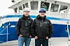 Driftssjef Odd Arne Reiersen (til venstre) har den daglige oppfølgingen av Freyja Fleet Managements utleieportefølje på rundt 20 servicebåter. Daglig leder Oddleif Wigdahl utvider flåten med to nye servicefartøyer og en bløggebåt i år.
