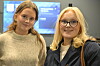 Villemo Kjihl og Emma Hellesø er nestleder og leder i ungdomsrådet.