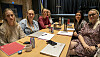 Det er mange av studentene som hører hjemme i ytterdistriktet. Fra venstre Anna Møllevik, Thina Møllevik, Magnhild Eide Myrvang, Andrea Torgersen Kiil og Carina Møllevik.