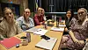 Det er mange av studentene som hører hjemme i ytterdistriktet. Fra venstre Anna Møllevik, Thina Møllevik, Magnhild Eide Myrvang, Andrea Torgersen Kiil og Carina Møllevik.