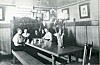 Et glimt fra kaffistova i Rørvik. Bildet er fra 1917 eller 1918.