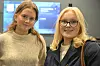 Villemo Kjihl og Emma Hellesø er nestleder og leder i ungdomsrådet.