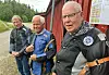 Superveteraner Harald Valø (77), Ragnar Kirkeby-Garstad (82) og Herold Settnøy (88) klar for nok et stevne.