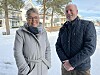 Nina Gansmo og Roger Johansen håper et flere vil bli med i Odd Fellow og Rebekka-losjen.