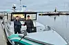 Arkivfoto fra 2024 da fartøyet ble overlevert til prosjektleder Rasmus Husby Larsen av medinnehaver Jakob Frost.