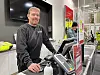 Varehussjef Frank Valan her på Byggmakker avd. Kolvereid.