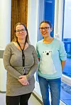 Kari Anne Risvik Strand og familien er vertsfamilie for Ricarda.