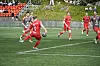 Her setter Isak Moen inn 2-1 målet.