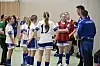 Trenerne Stein Arild Sandnes og Christian Haugerøy tar en pep-talk i pausen.